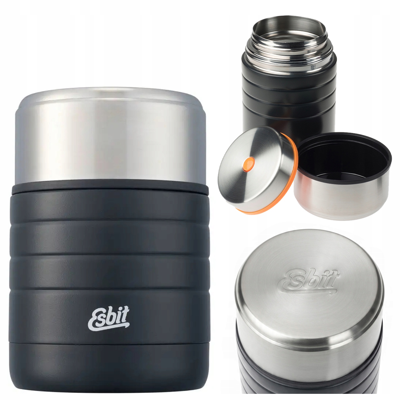 Obědová Termoska Na Jídlo A Polévku Esbit Majoris 0.6 L Černá Škola