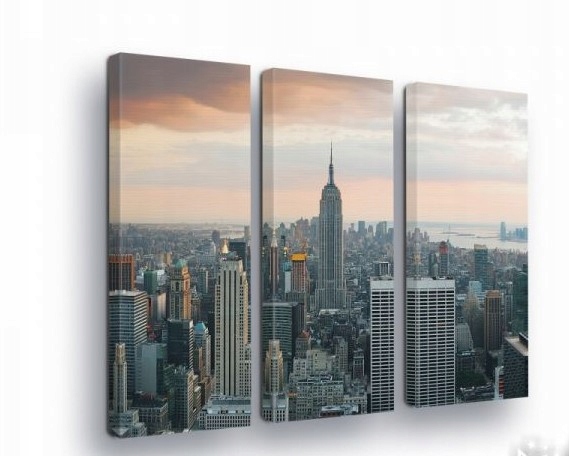 Obraz 90x80 Městská krajina New York mrakodrapy panorama architektura
