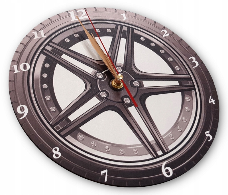 Zegar na ścianę czarny kot zegar kocur kotek Bohater brak