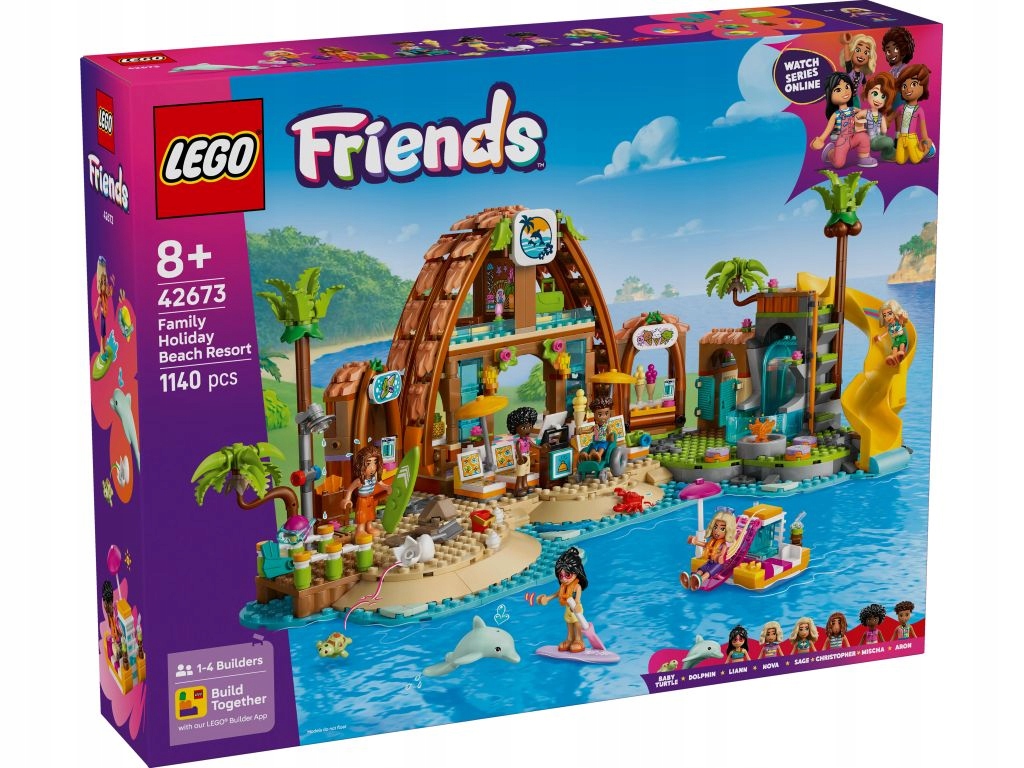 Lego 42673 Friends Rodinná dovolená na pláži