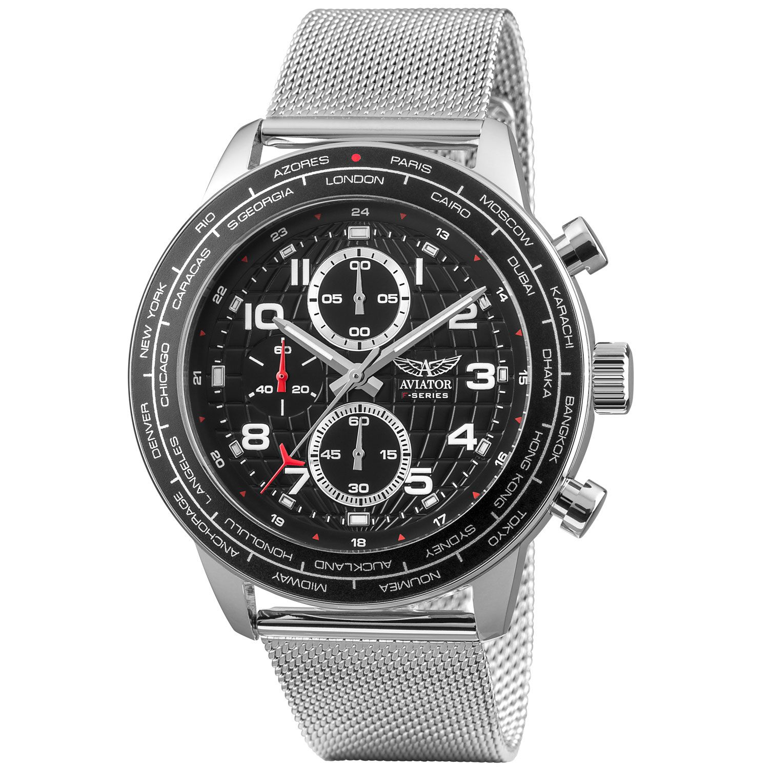 Pánské Hodinky Aviator Airacobra AVW79886G407 (46 mm)