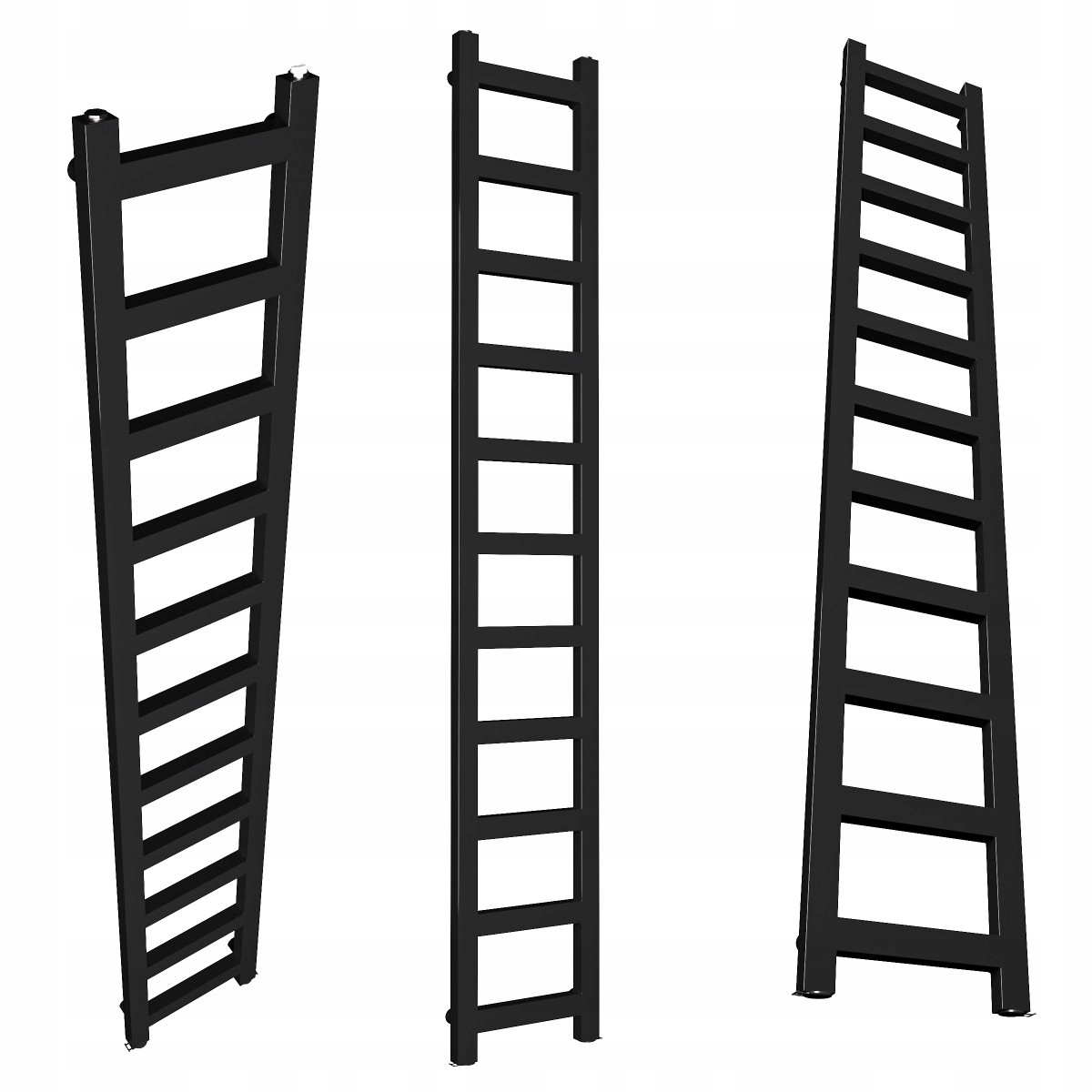 Koupelnový Radiátor Lad 770/250 Černý Lesk