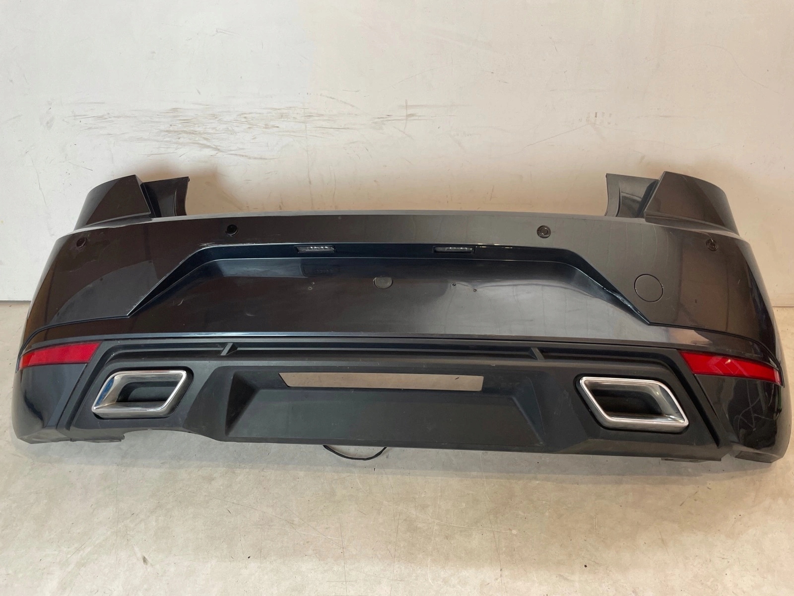 complete bumper rear part rear Seat Ibiza V 6F0 FR PDC grey