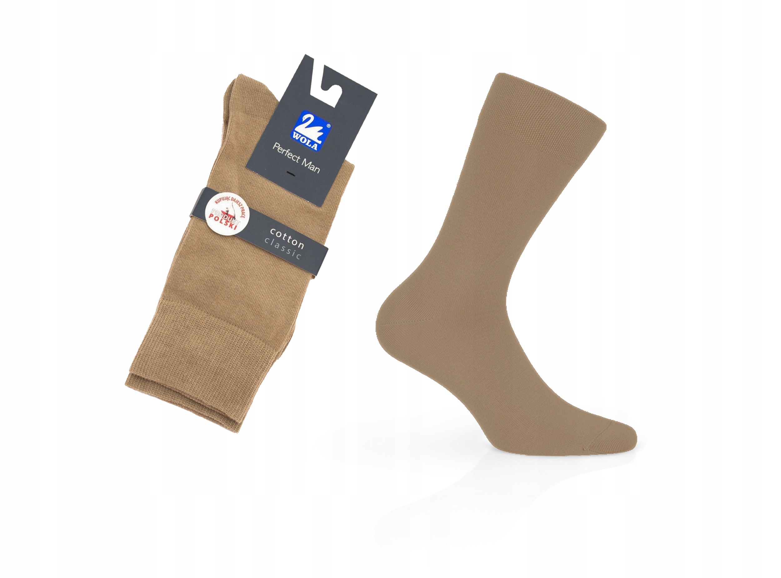 

Wola skarpety Perfect Man bawełna beige E76, 45/47
