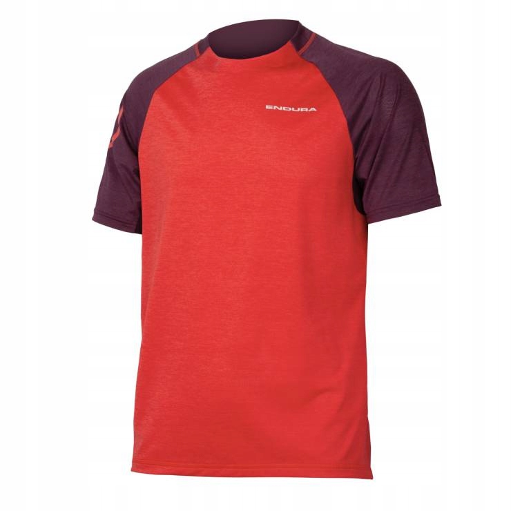 Endura Singletrack S/s T koszulka męska rowerowa czerwona L