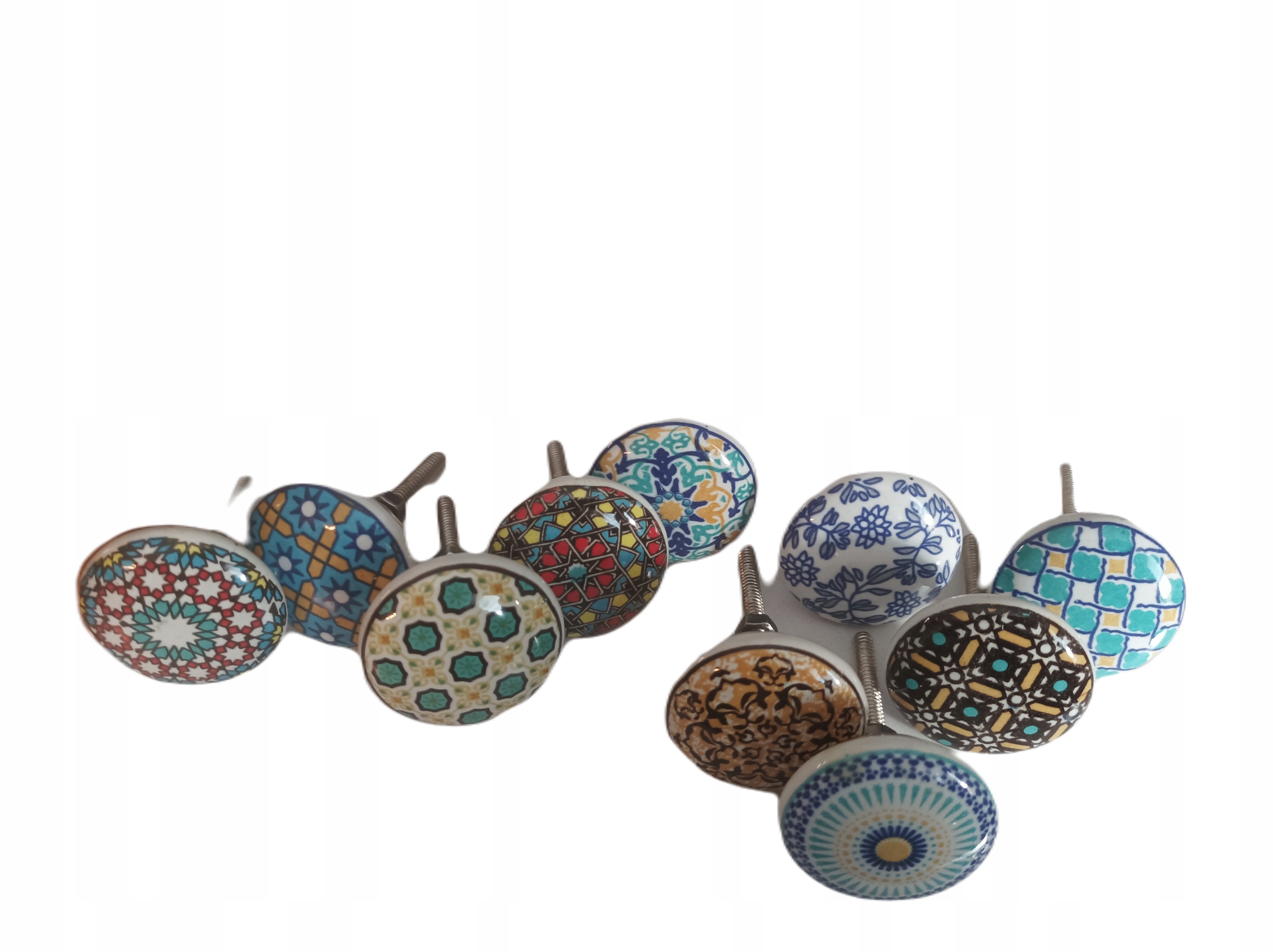 ZESTAW 20 CERAMICZNYCH KLAMEK G DECOR DO SZUFLAD