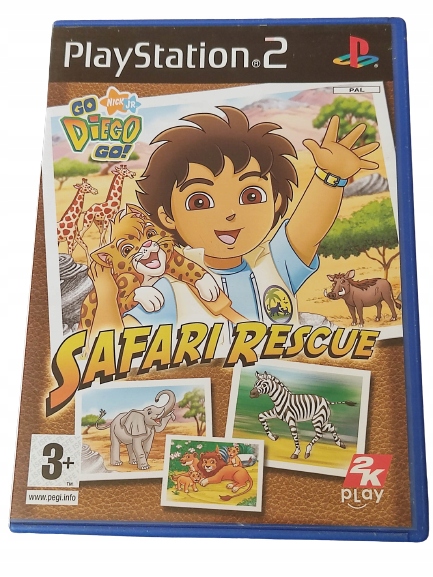 PS2 SAFARI RESCUE GO DIEGO GRA PLAYSTATION