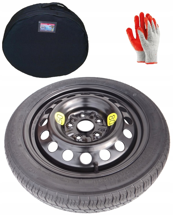 nové Dojezdové Kolo 125/80 R16 Fiat Tipo 2016 Pouzdro