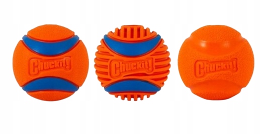 Levně Chuckit! Fetch Medley III Aportovací míčky pro psa 3ks rozmier M 6,5cm
