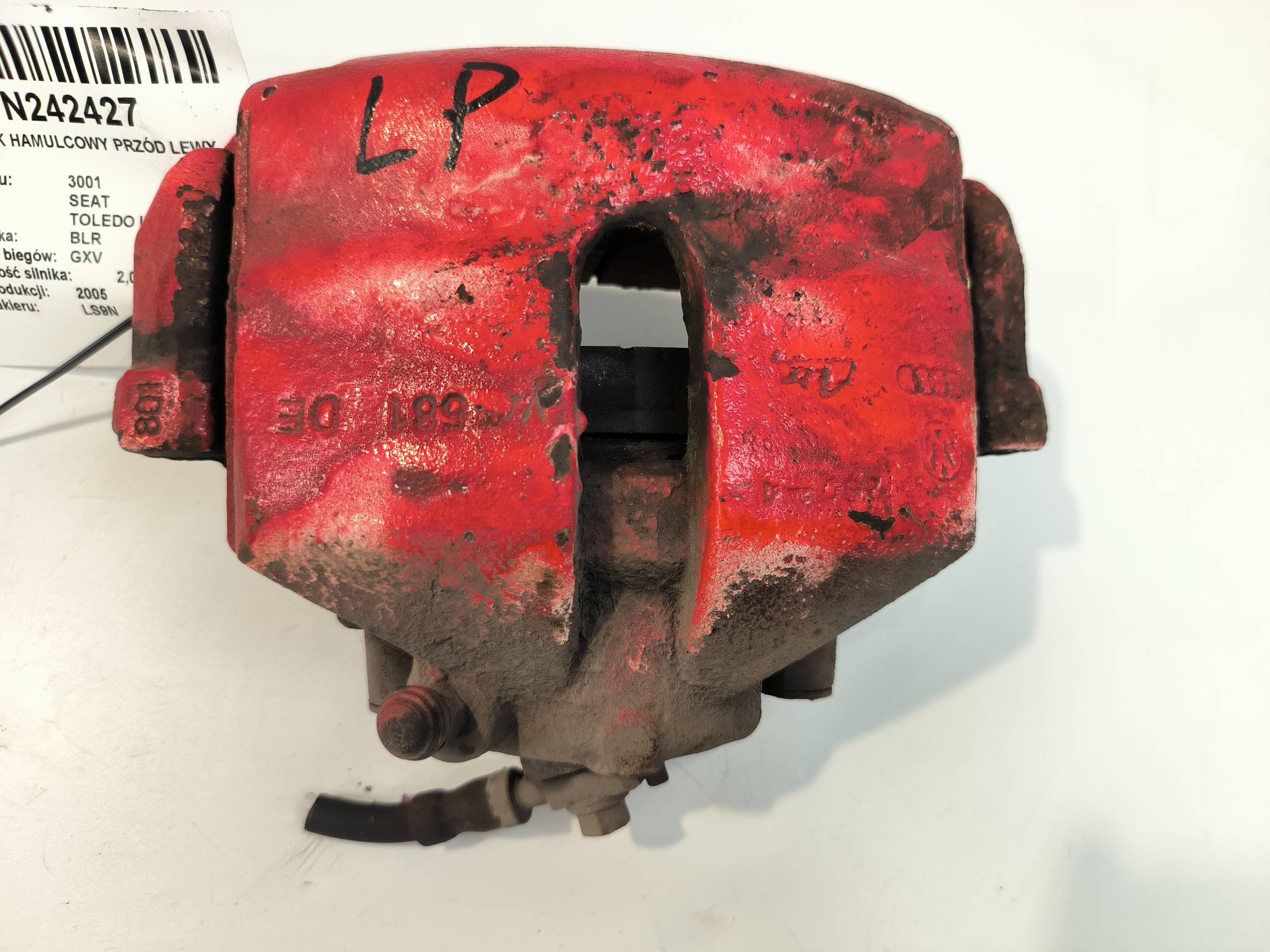 caliper brake front left SEAT TOLEDO III