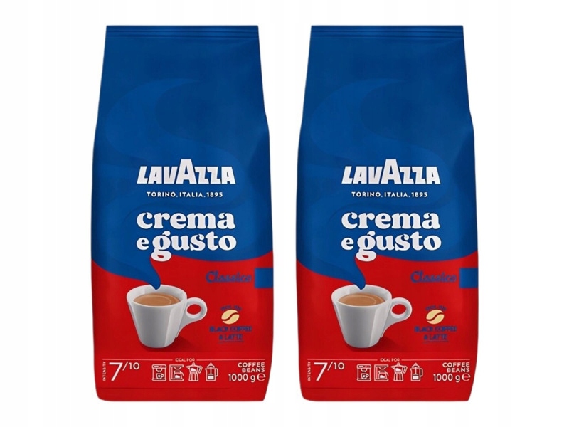 Kawa ziarnista Lavazza Crema e Gusto Classico 2 x 1 kg