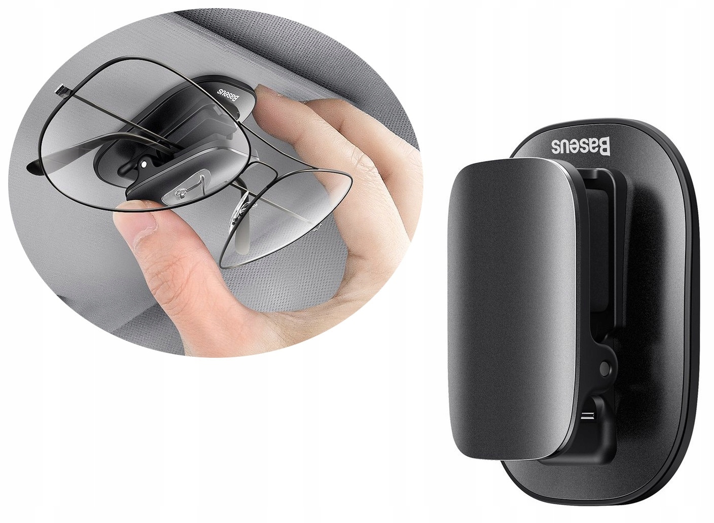 UCHWYT KLIPS NA OKULARY KABLE DO SAMOCHODU