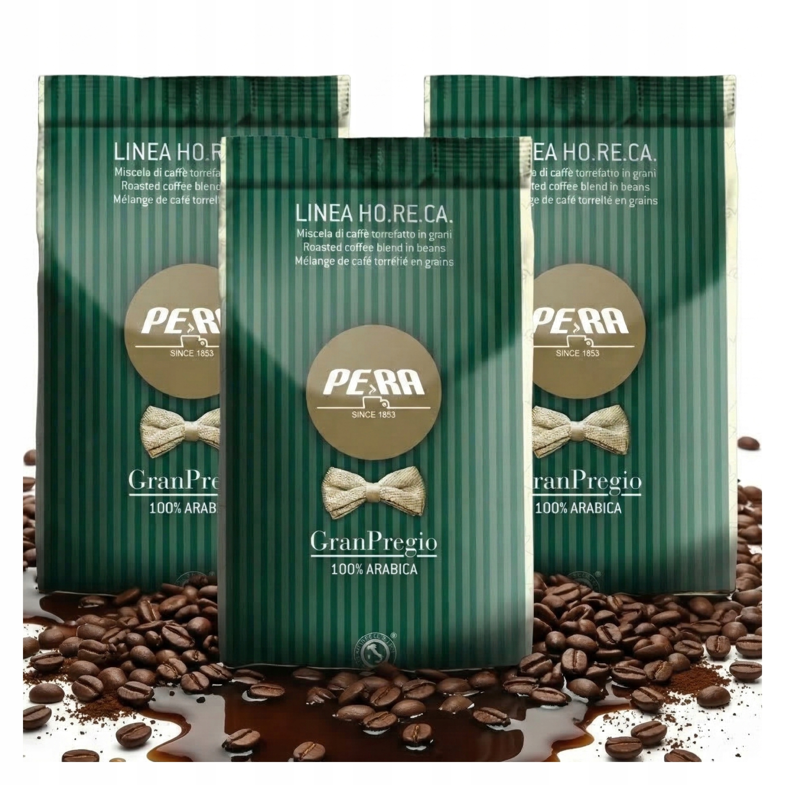 Levně Káva Zrnková Arabica 100% Italská Pera Gran Pregio Čerstvě pražená 3x1kg
