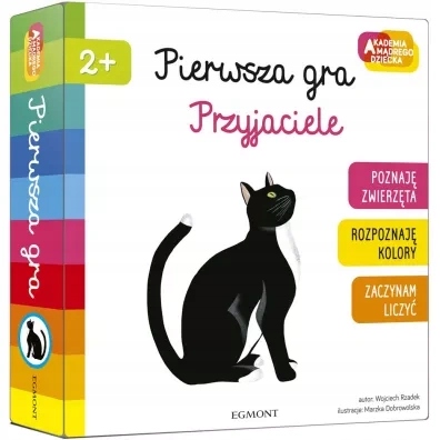 20x Pierwsza Gra Przyjaciele Akademia Mądrego Dziecka Zwierzęta 2+