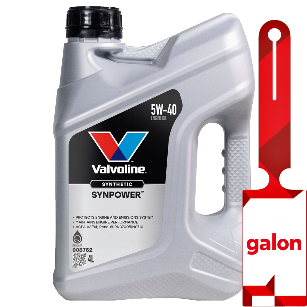 Valvoline Synpower 5w40 4L syntetyczny olej silnikowy