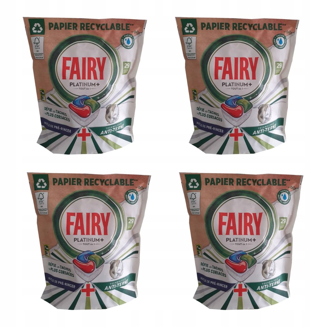 Fairy Tabletki do Zmywarki Platinum Plus All in One Original 116 szt