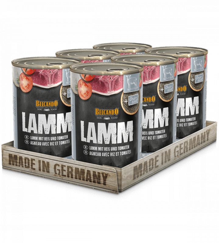 Vlhké krmivo Belcando Premium Jehněčí s rýží a rajčaty 12 x 800 g