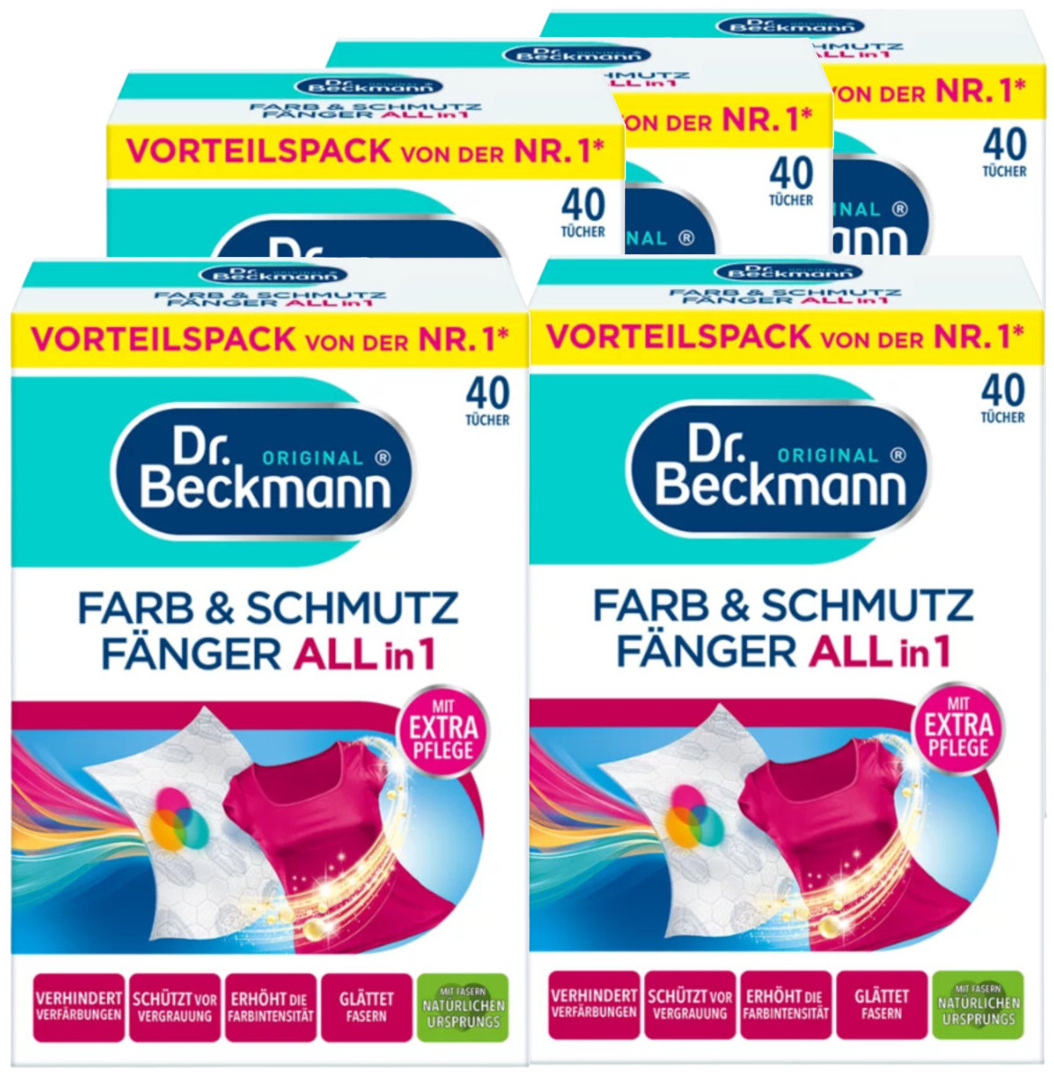 Levně Dr. Beckmann Ubrousky na praní zachycující nečistoty, absorbující barvu XL 200