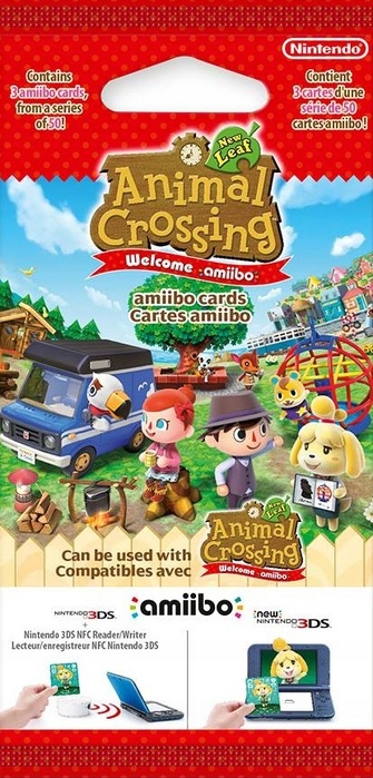Animal Crossing amiibo cards - New Leaf - 3 ks