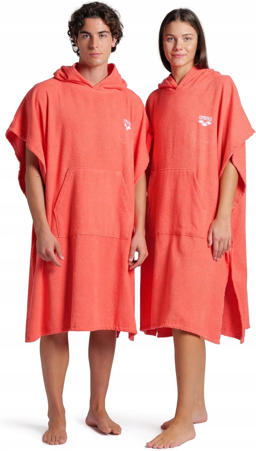 Koupací pončo Arena calypso coral bavlna S/m
