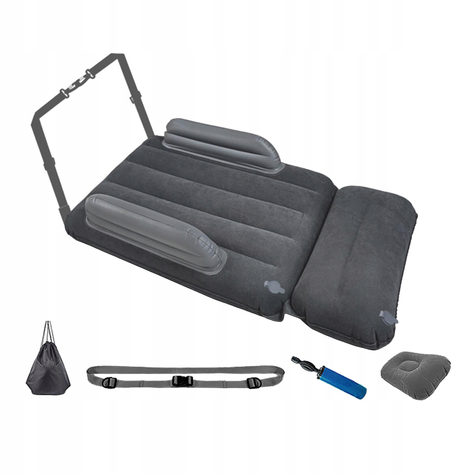 Надувная воздушная подушка для автомобиля с расширенным воздухом