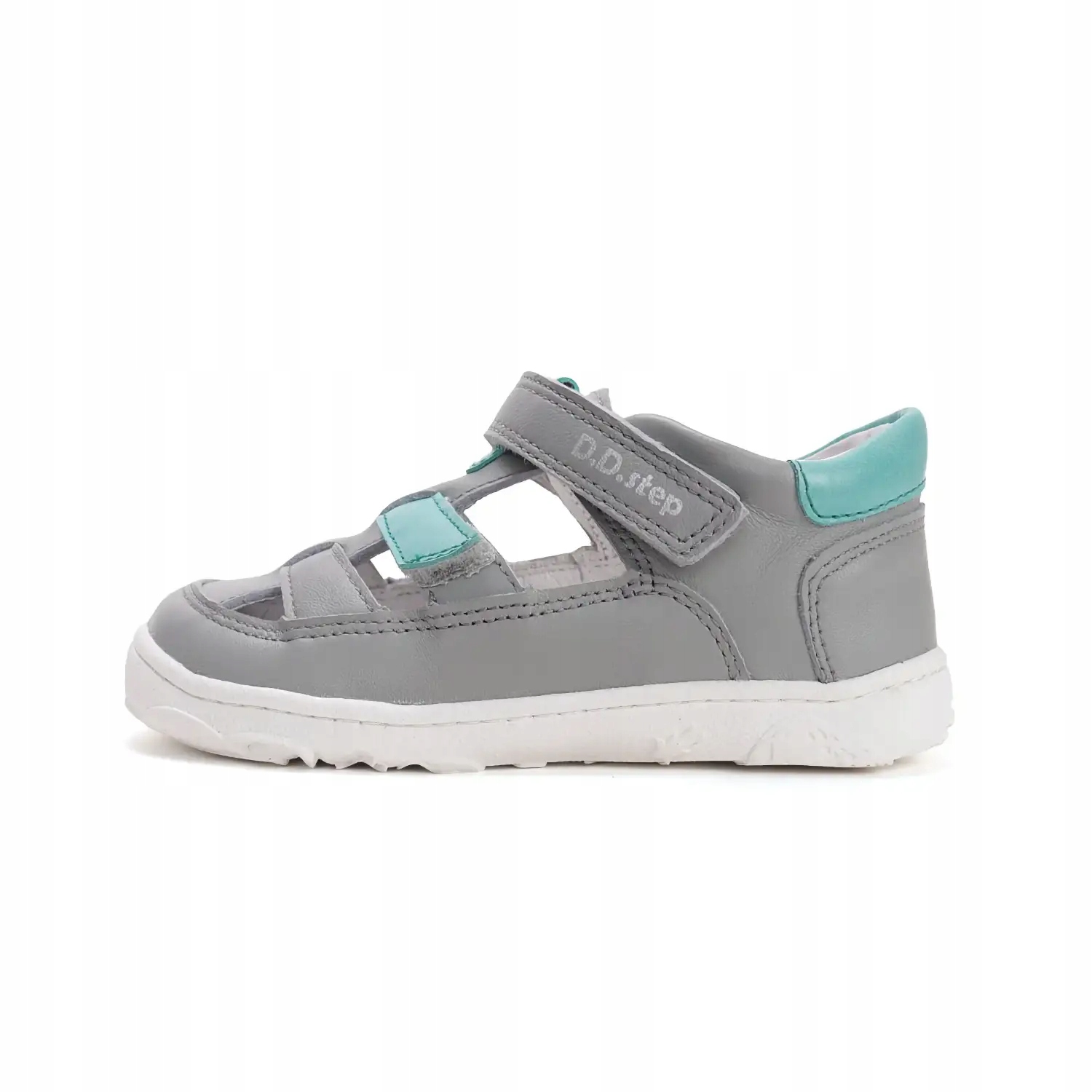 Półbuty skórzane barefoot D.D. Step H077-61979B Dove Grey 28