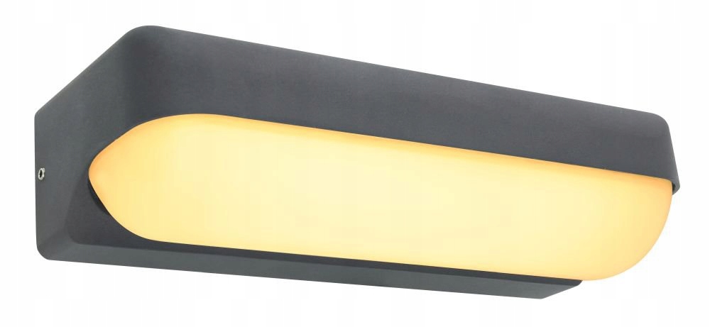 

Antracytowa lampa ścienna ogrodowa Led Honna Globo