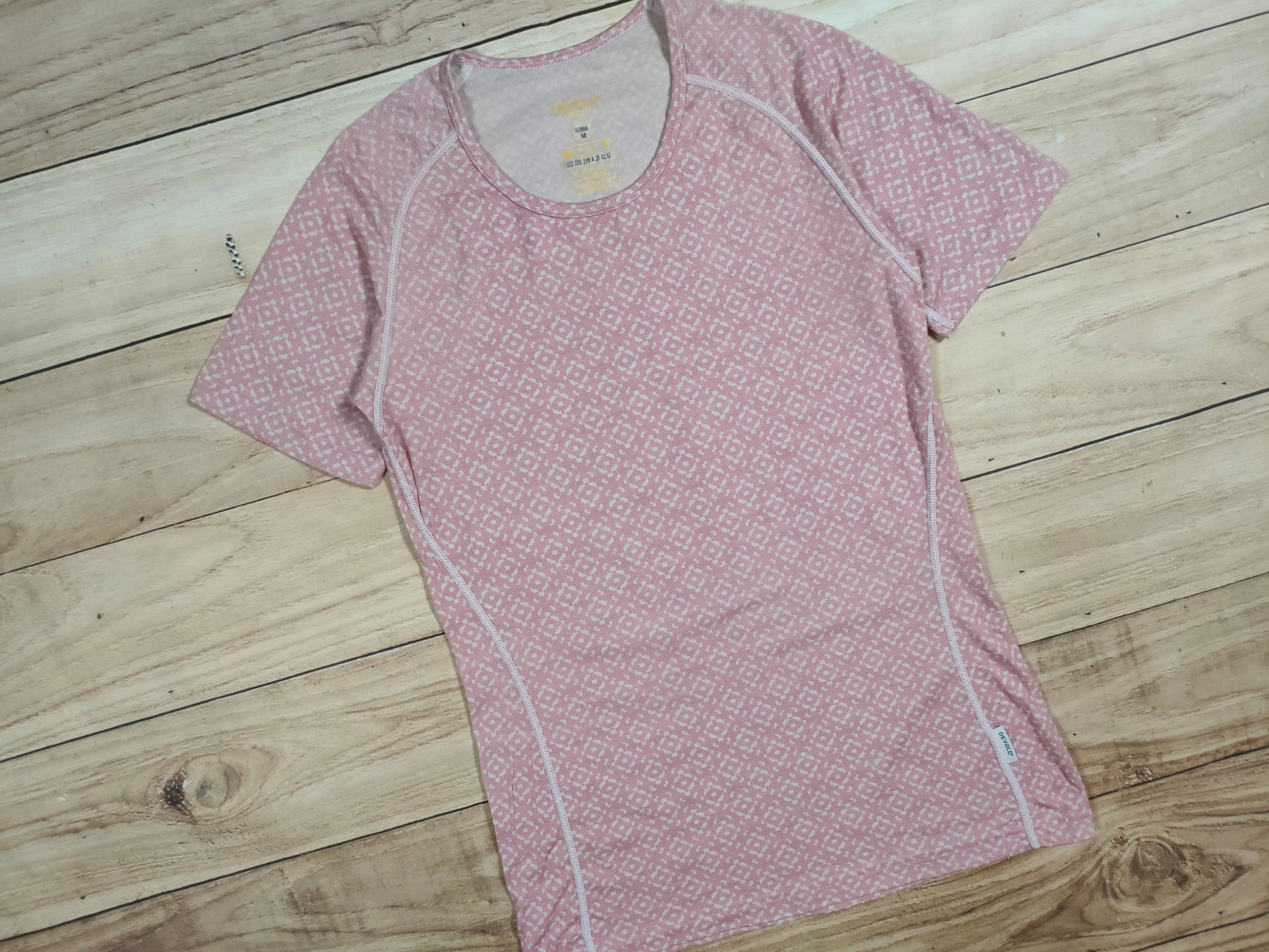 DEVOLD Breeze Koszulka Damska 100 % Wełna Merino Wzór r. M Kolekcja Breeze