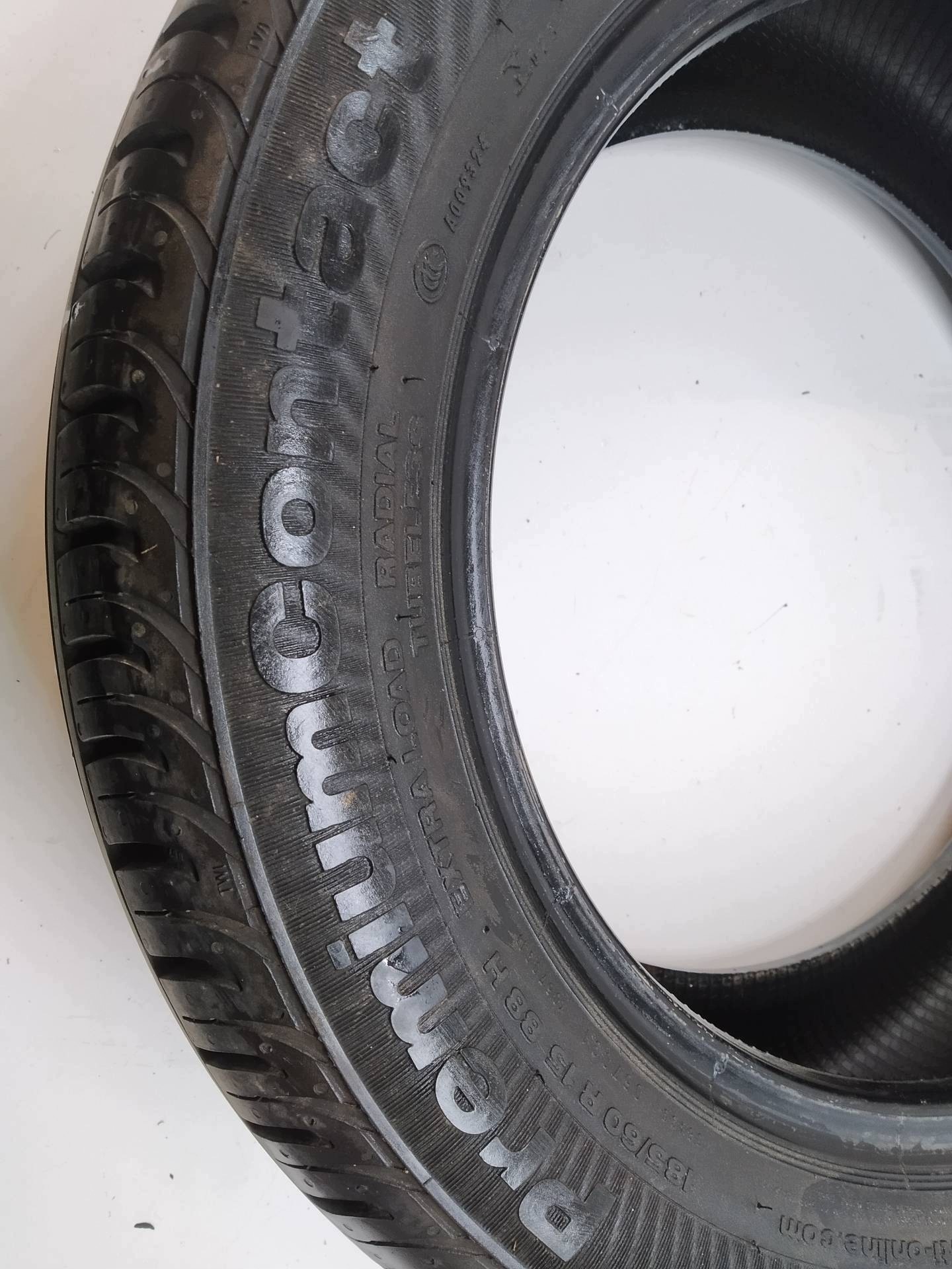 2x tyre summer CONTINENTAL 185/60R15 (3606) 7.91 (2804) 7.88
