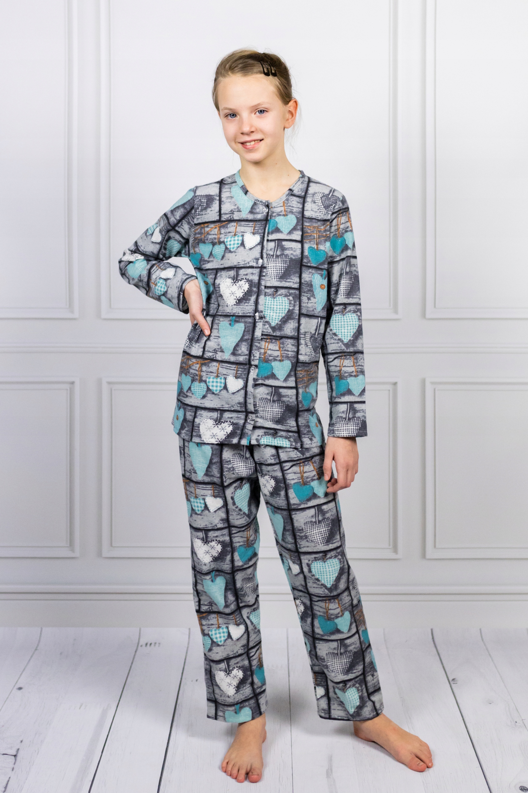 FLANELA DZIECIĘCA "KUBA" MIĘTA 92