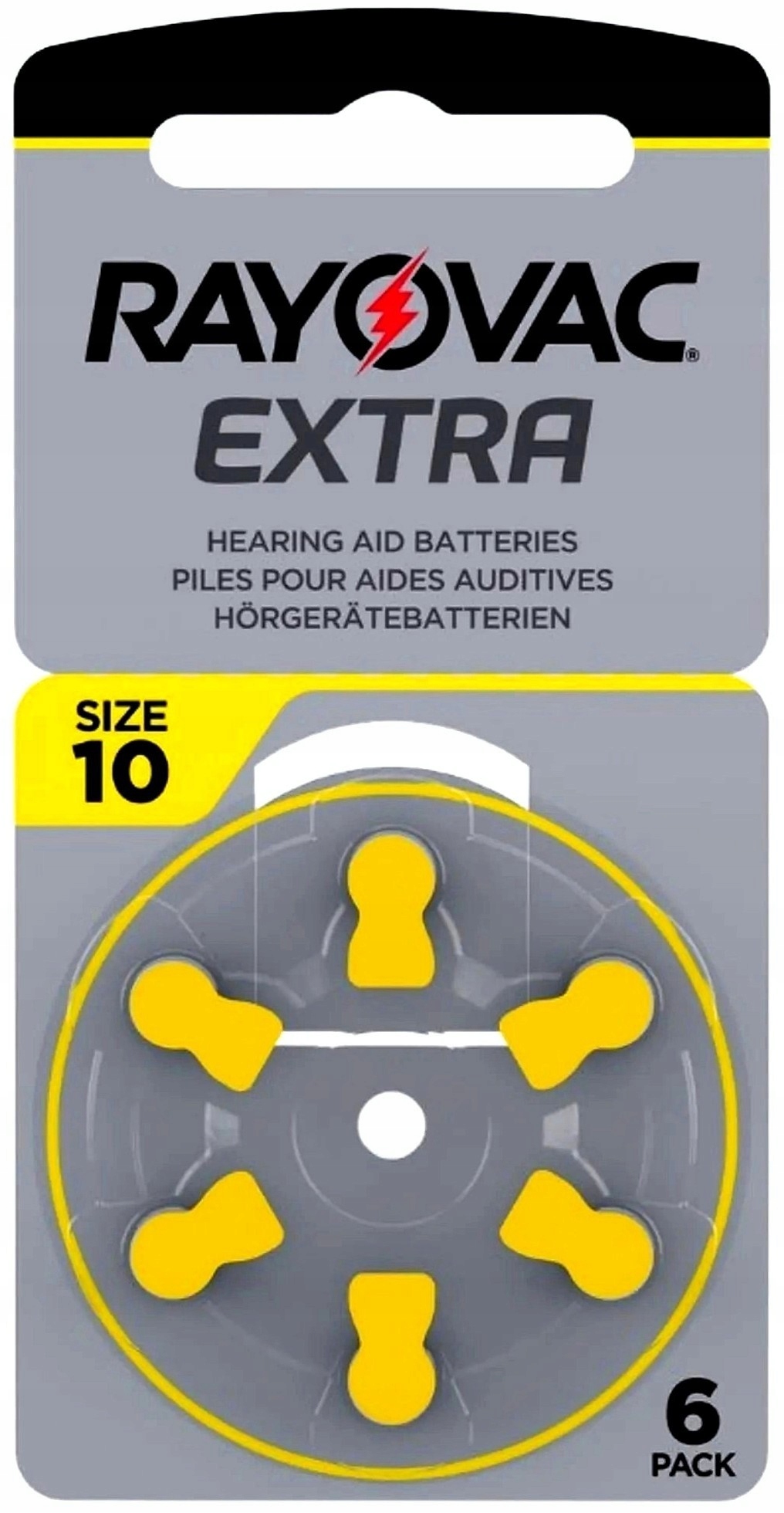 

Baterie Słuchowe Rayovac 10 Mf PR70 ZincAir 6szt.