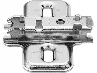 

Clip prowadnik, 0 mm, stalowy, wkręty-spax,regulac