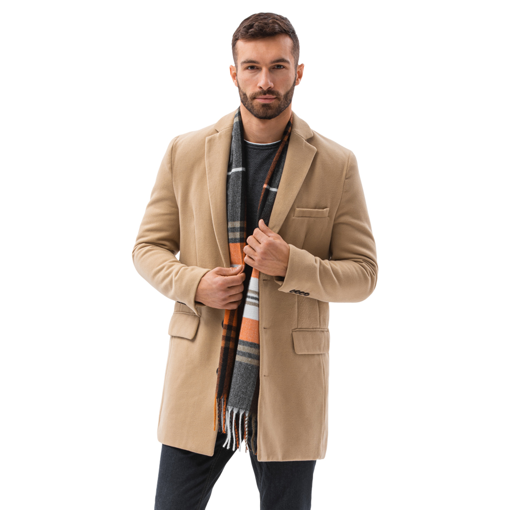 

Płaszcz męski klasyczny C432 camel XL