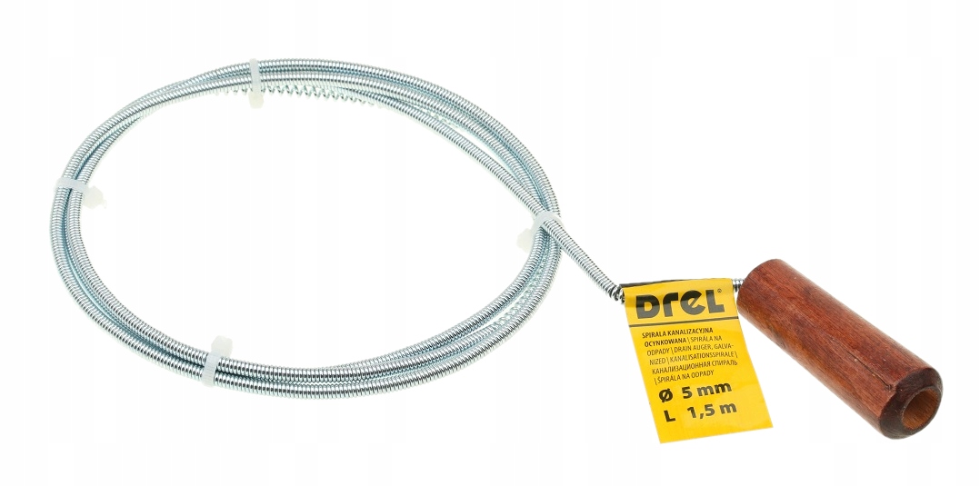 

Spirala Kanalizacyjna 5 mm x 1,5 m Sprężyna Żmijka