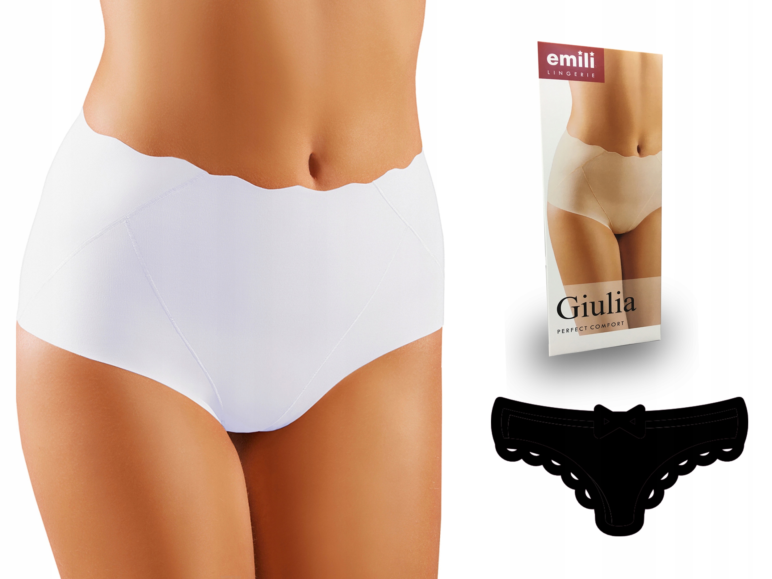 

Giulia Figi Wyszczuplające Emili czarny XL