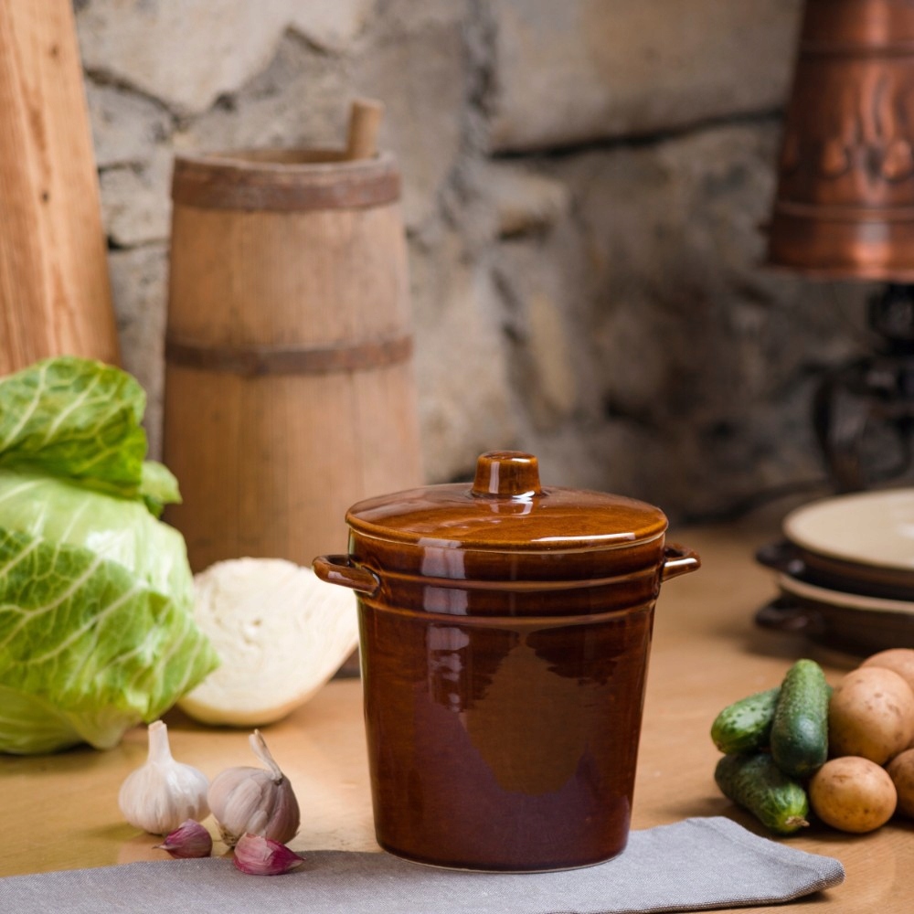 GARNEK KAMIONKOWY NA SMALEC MIĘSO SAŁATKĘ ZUPĘ OGÓRKI Z POKRYWKĄ 2L GAR Rodzaj kamionka