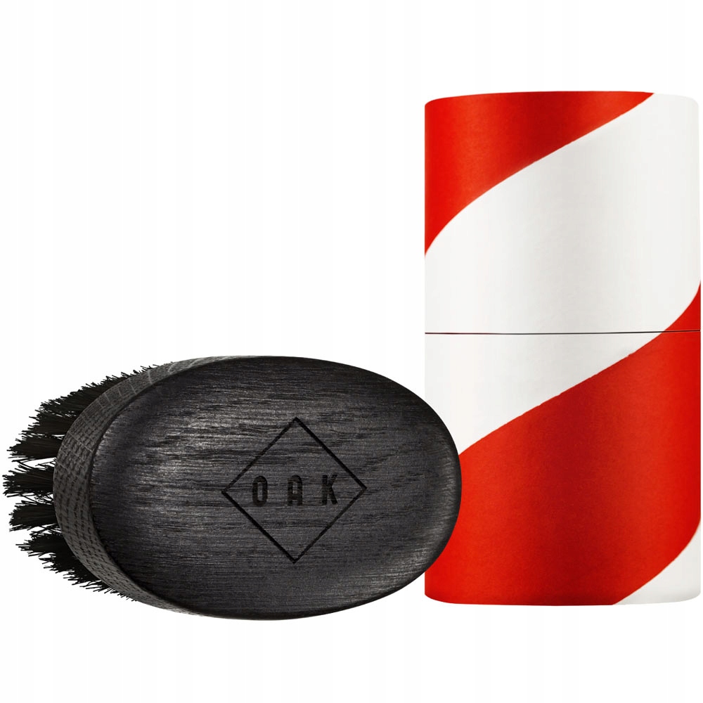 Kartáč na vousy Oak Kartáč z Divokých chlupů Premium Dubové dřevo