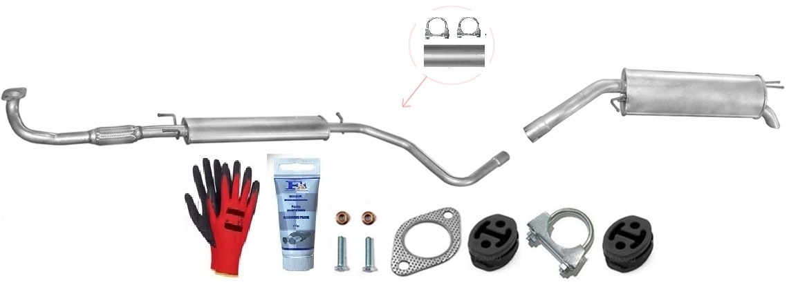 Fiat Stilo 1.6i 16V 76kW (2001-2006) Hatchback Tlumiče sada+bonus