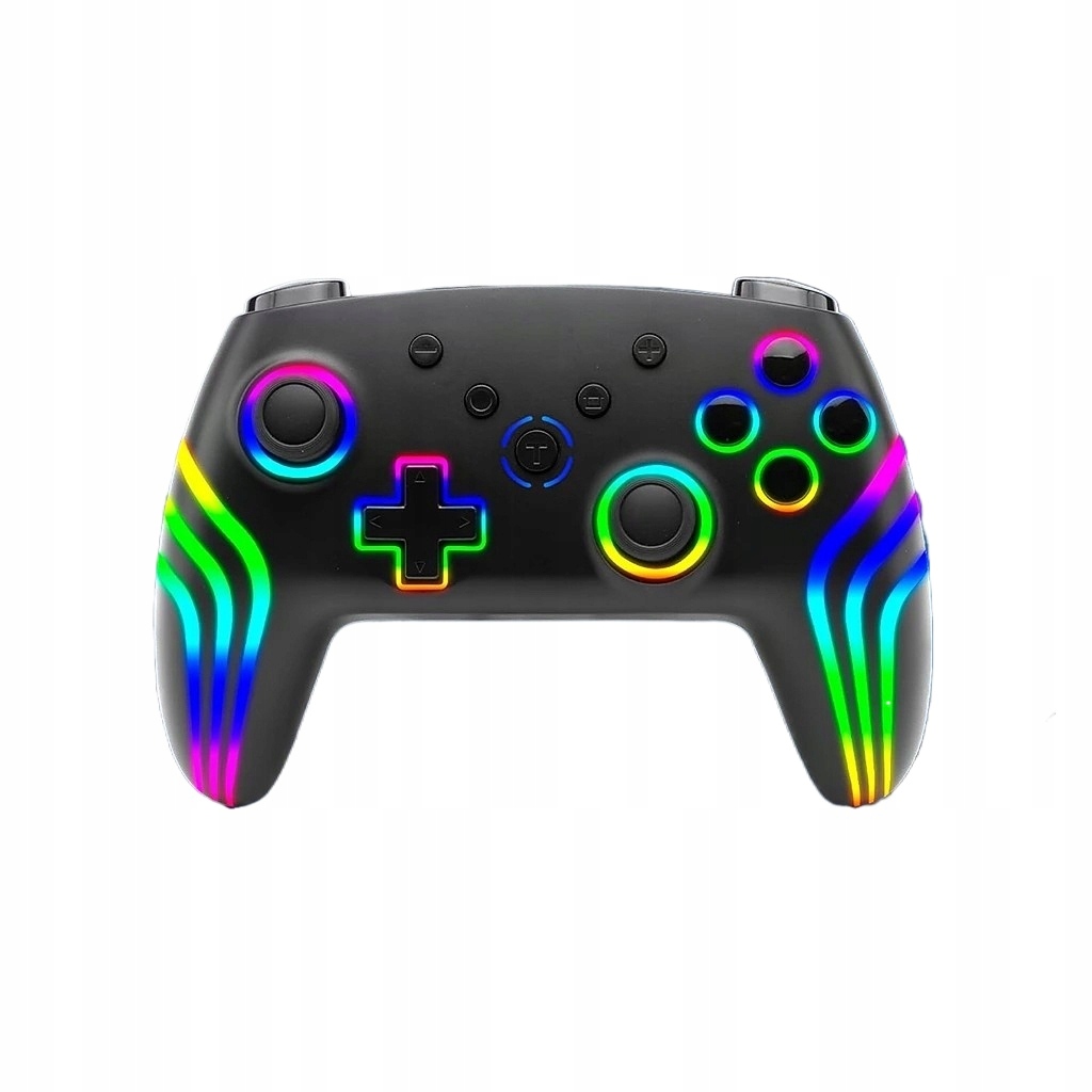 Pad bezprzewodowy Ps czarny Rgb funkcja Turbo programowalne przyciski