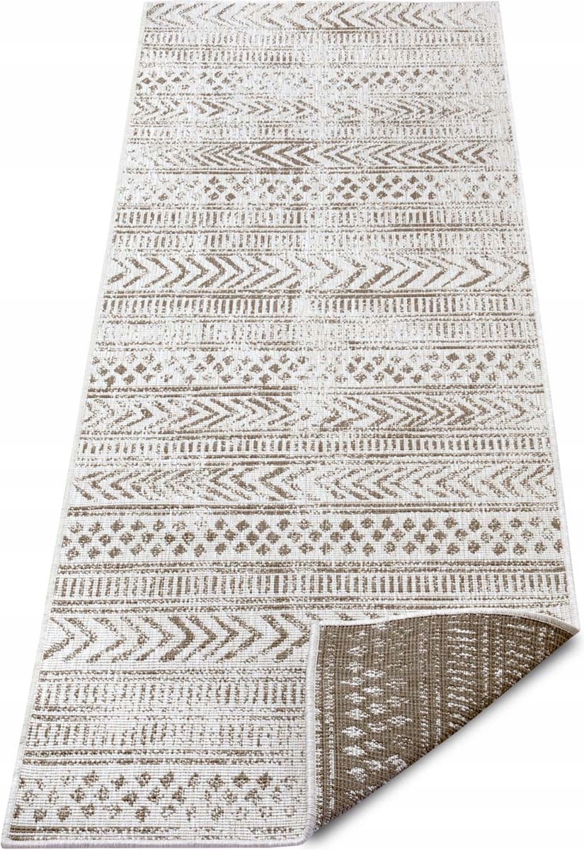 Běhoun 80x250 cm, oboustranný, plochý tkaný pro chodbu-předsíň