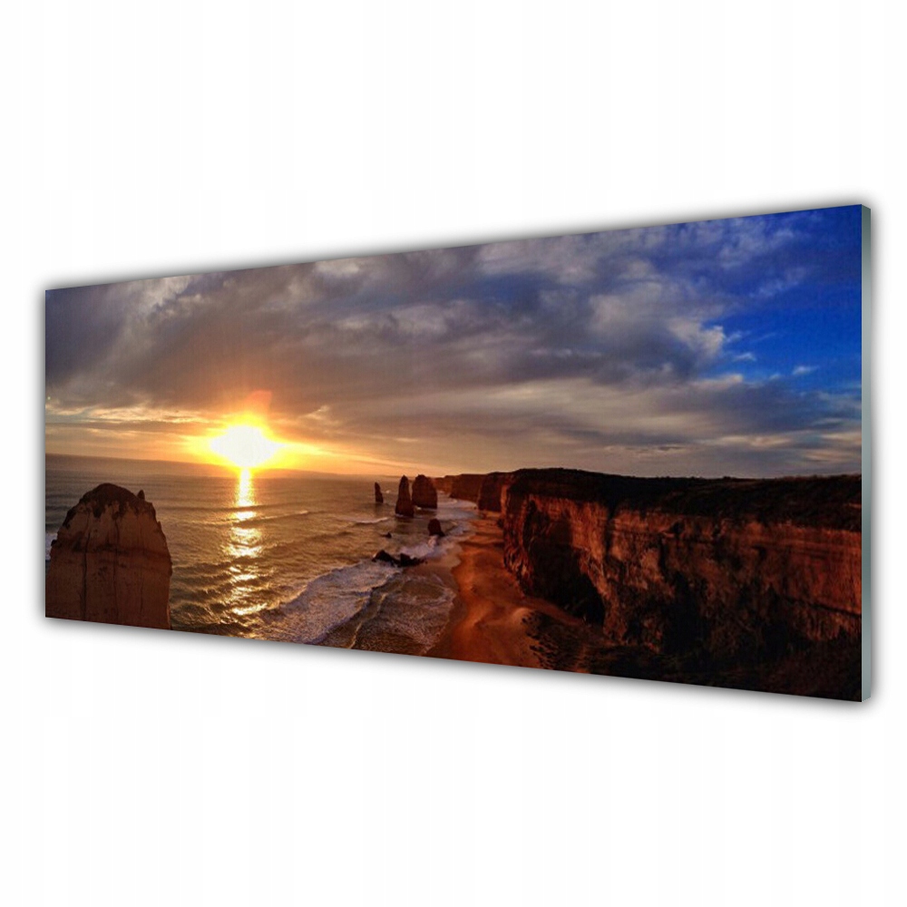 

Fotoobraz akryl 125x50 cm Morze Słońce Krajobraz