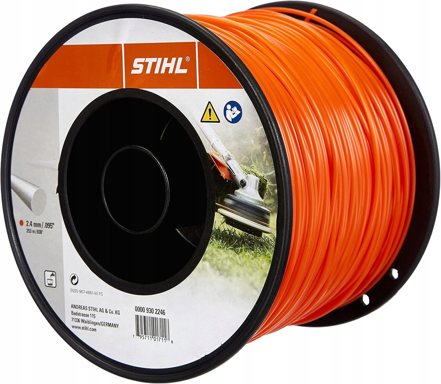 Stihl Struna pro sekání trávy 2,4 mm x 261 m, oranžový