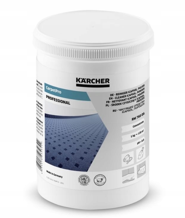 PROSZEK DO PRANIA KARCHER RM 760 800 G 6.295-849.0 Carpet Pro- NOWA FORMUŁA