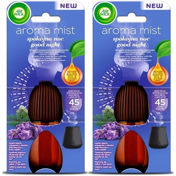AIR WICK WKŁAD AROMA MIST AROMATYCZNA MGIEŁKA Good Night SPOKOJNA NOC