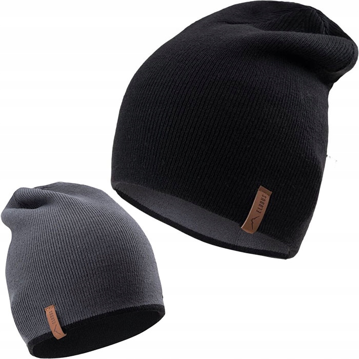 CZAPKA ZIMOWA MĘSKA ELBRUS TREND CZAPKA BEANIE SPORTOWA CIEPŁA DWUSTRONNA Rozmiar uniwersalny