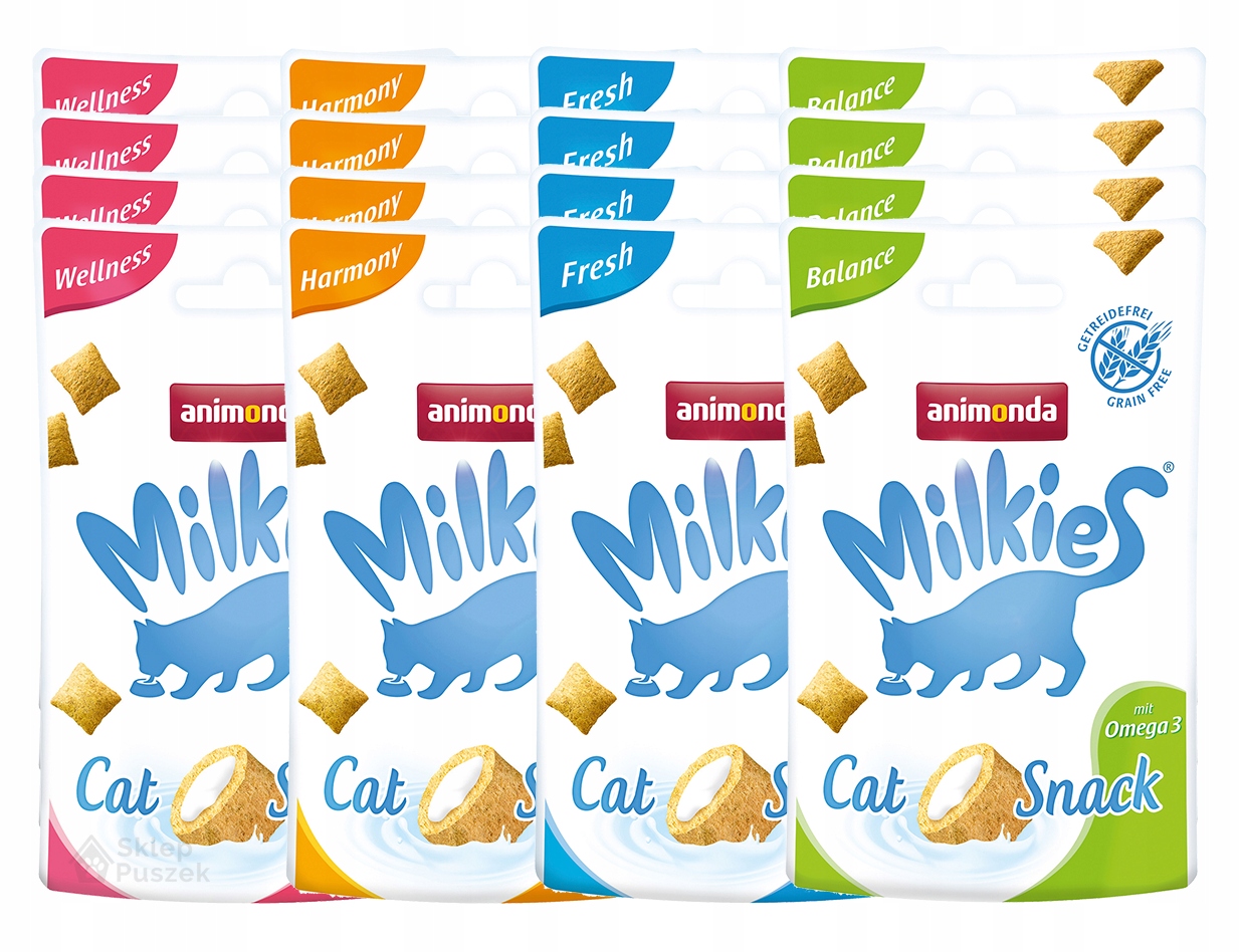 Levně Animonda Kočka Milkies Crunchy Set 16x30g MIX druhů