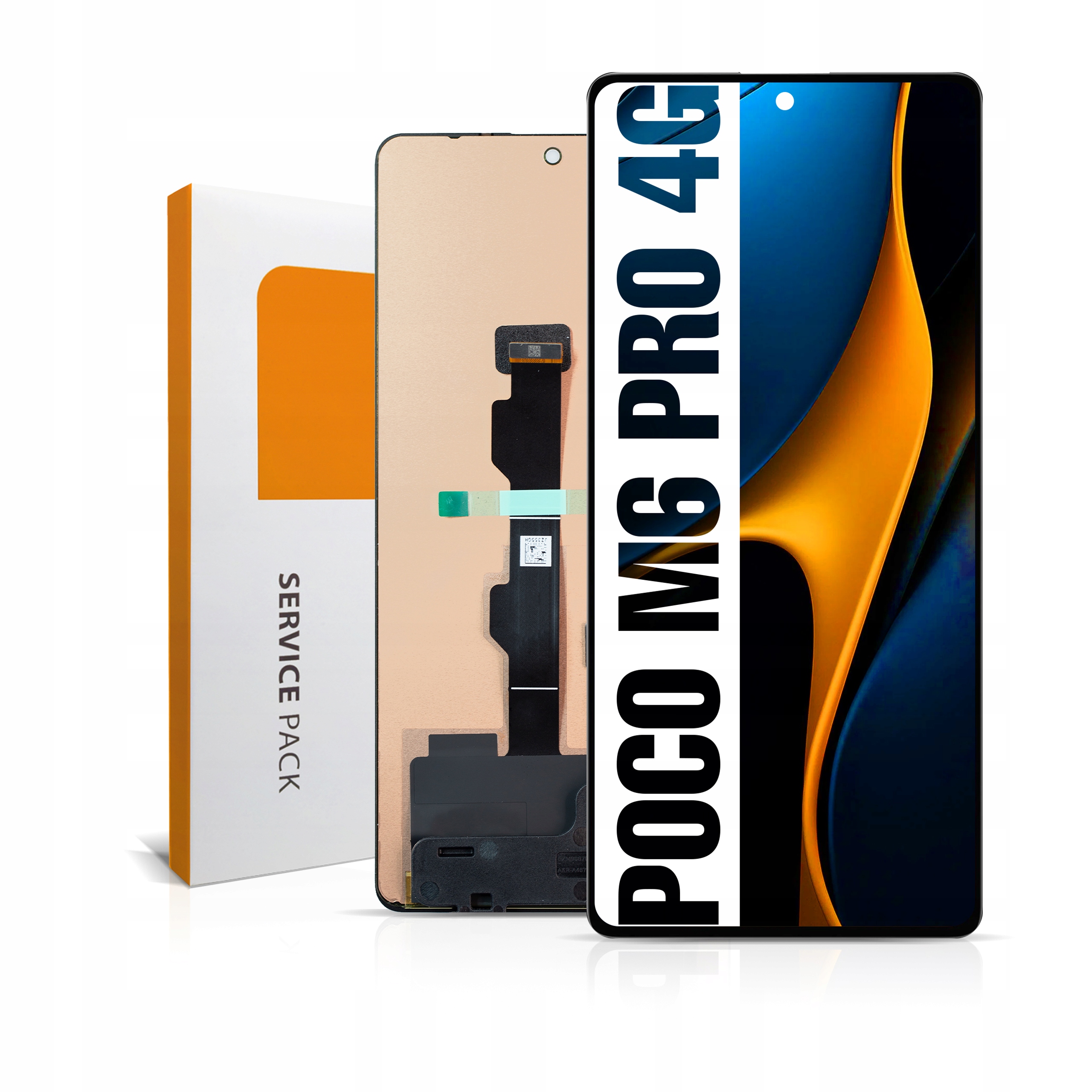 2312FPCA6G LCD pro Poco M6 Pro 4G Service Pack Oled snímač Originál Zila