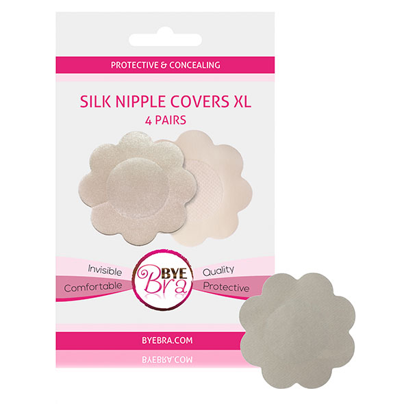 

Bye Bra Silk Nipple Covers XL Cielisty 4x Akcesori