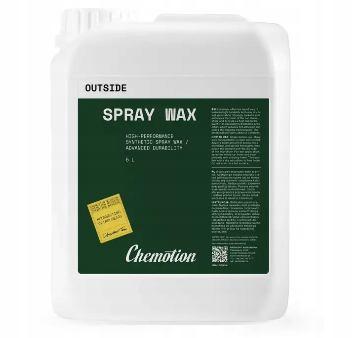 Chemotion Sprej Wax Syntetický tekutý vosk 5L