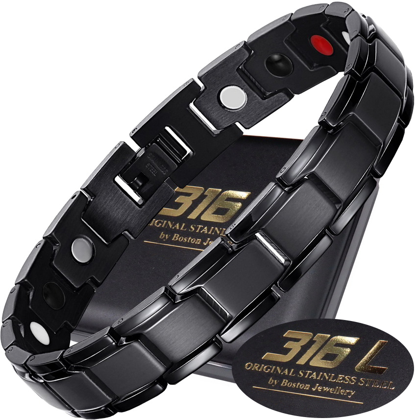 Pánský Náramek Ocel S Silnými Magnety